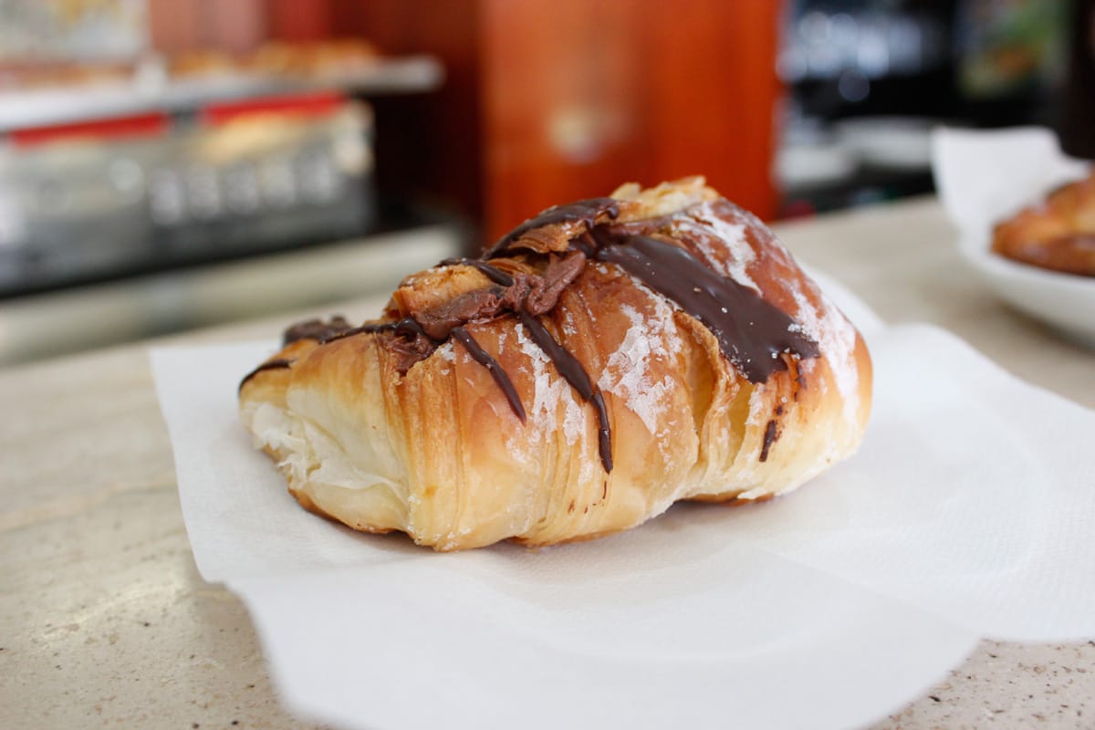 Breakfast Croissant, Nika Hostel, Rome
