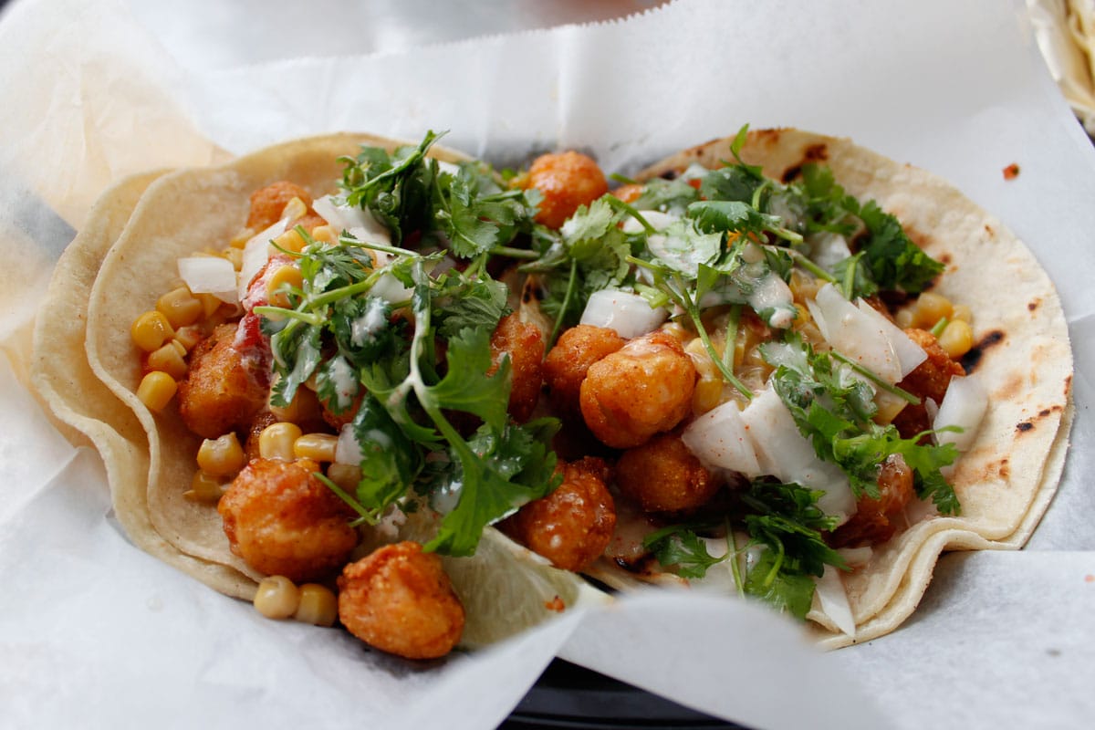 Bay Scallop Tacos at Sea Salt