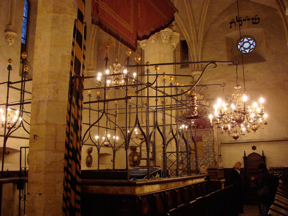 Interior of Old-New Synagogue, Prague