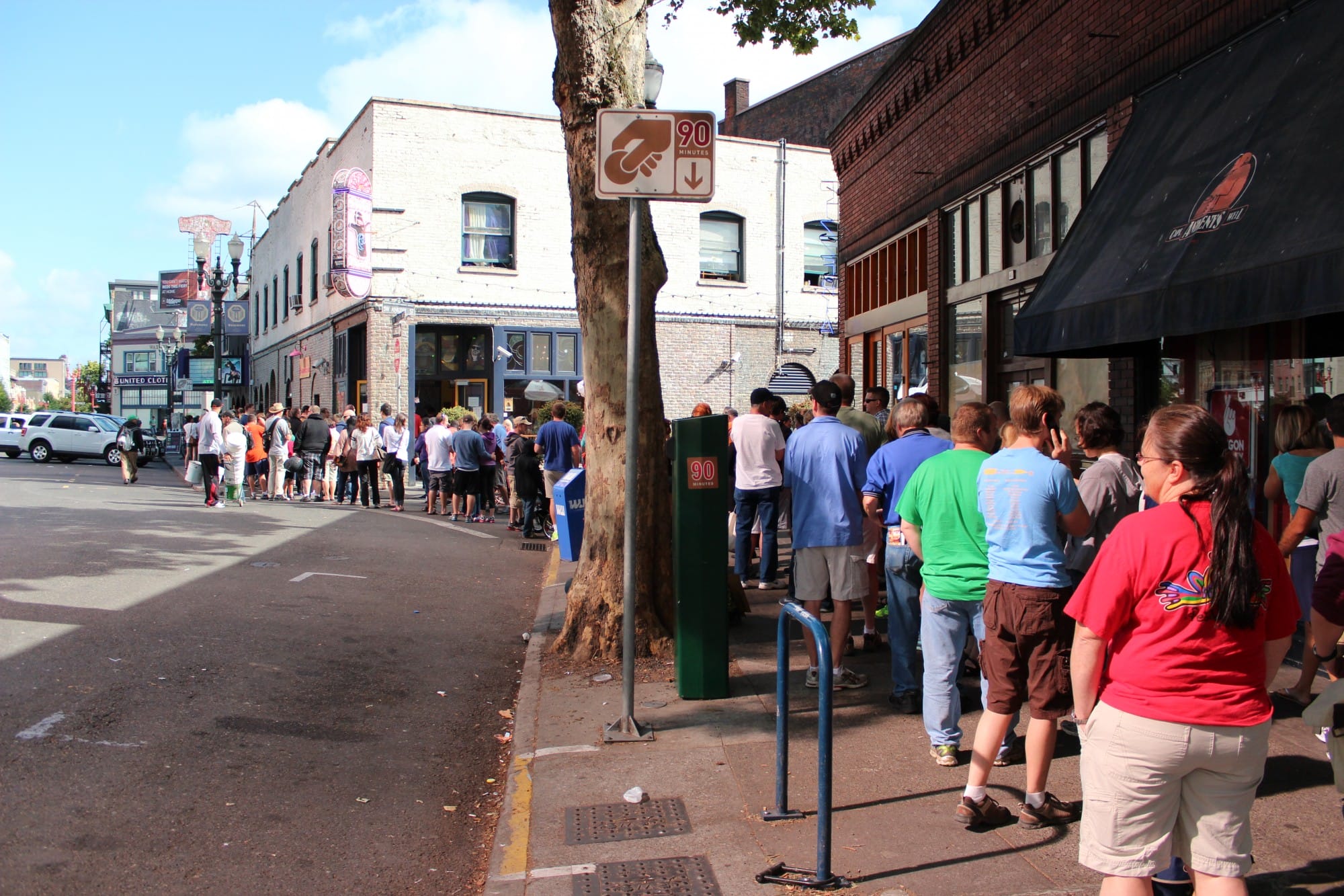 The Line at VooDoo Doughnuts
